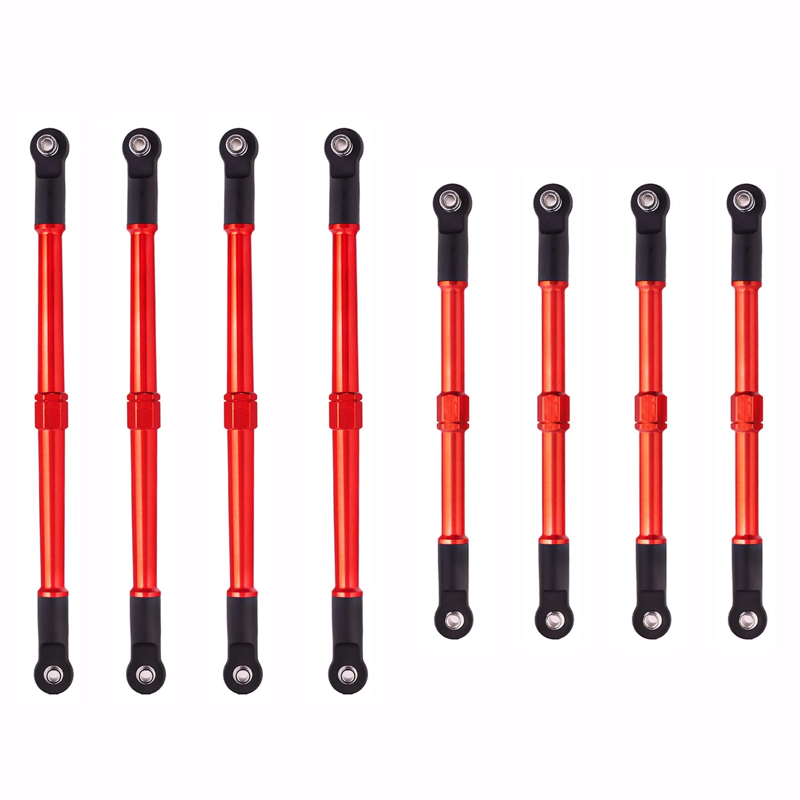 7075 Alum Summit Toe Links for 1/10 E-Revo 2.0 Red Upgrade Parts