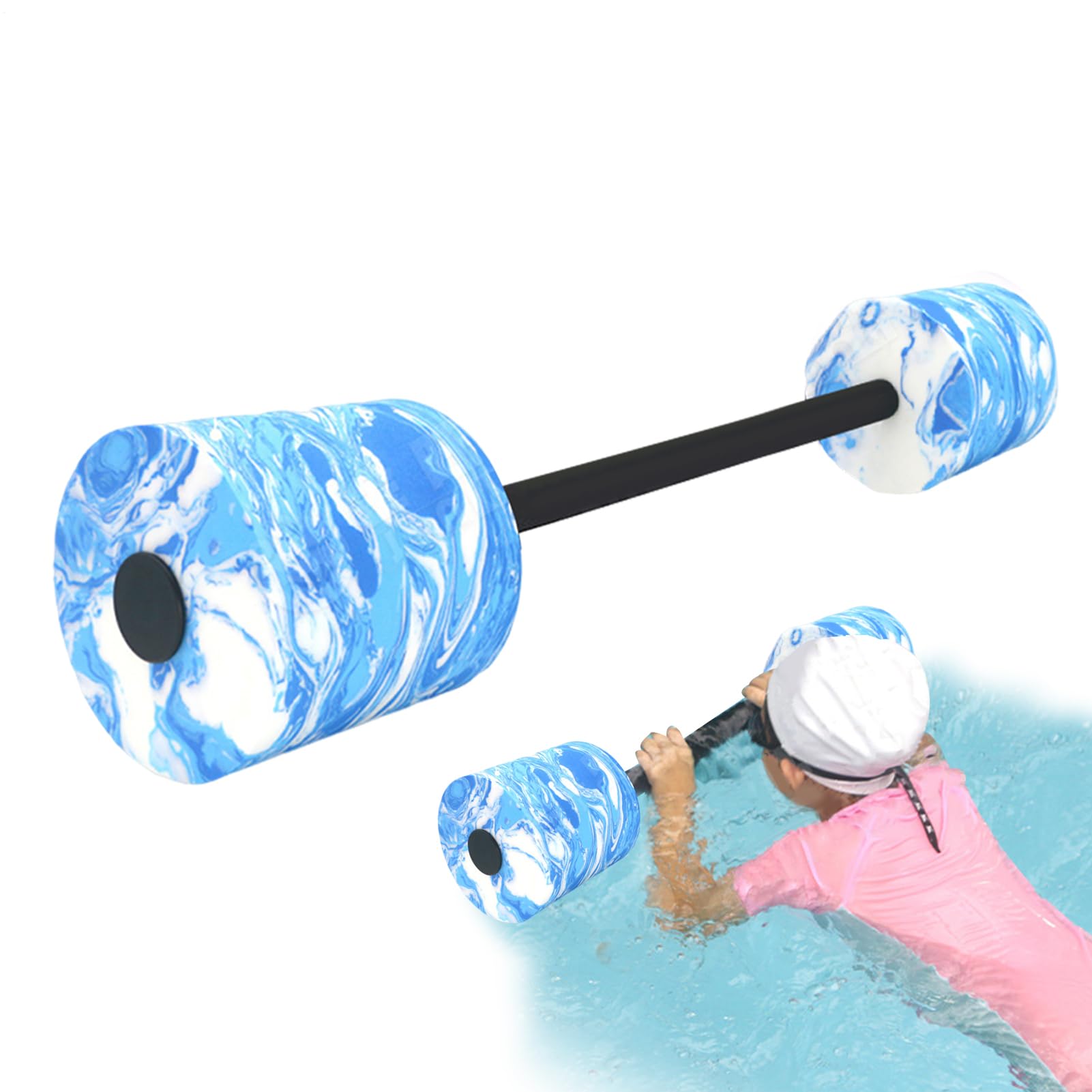 Wasser Gewichte Für Schwimmbad Fitness, Schwimmtraining Gewichte Dumbells Fitnessgeräte, Leichte Aqua Hanteln für Schwimmübungen Unterstützung nach Schwangerschaft