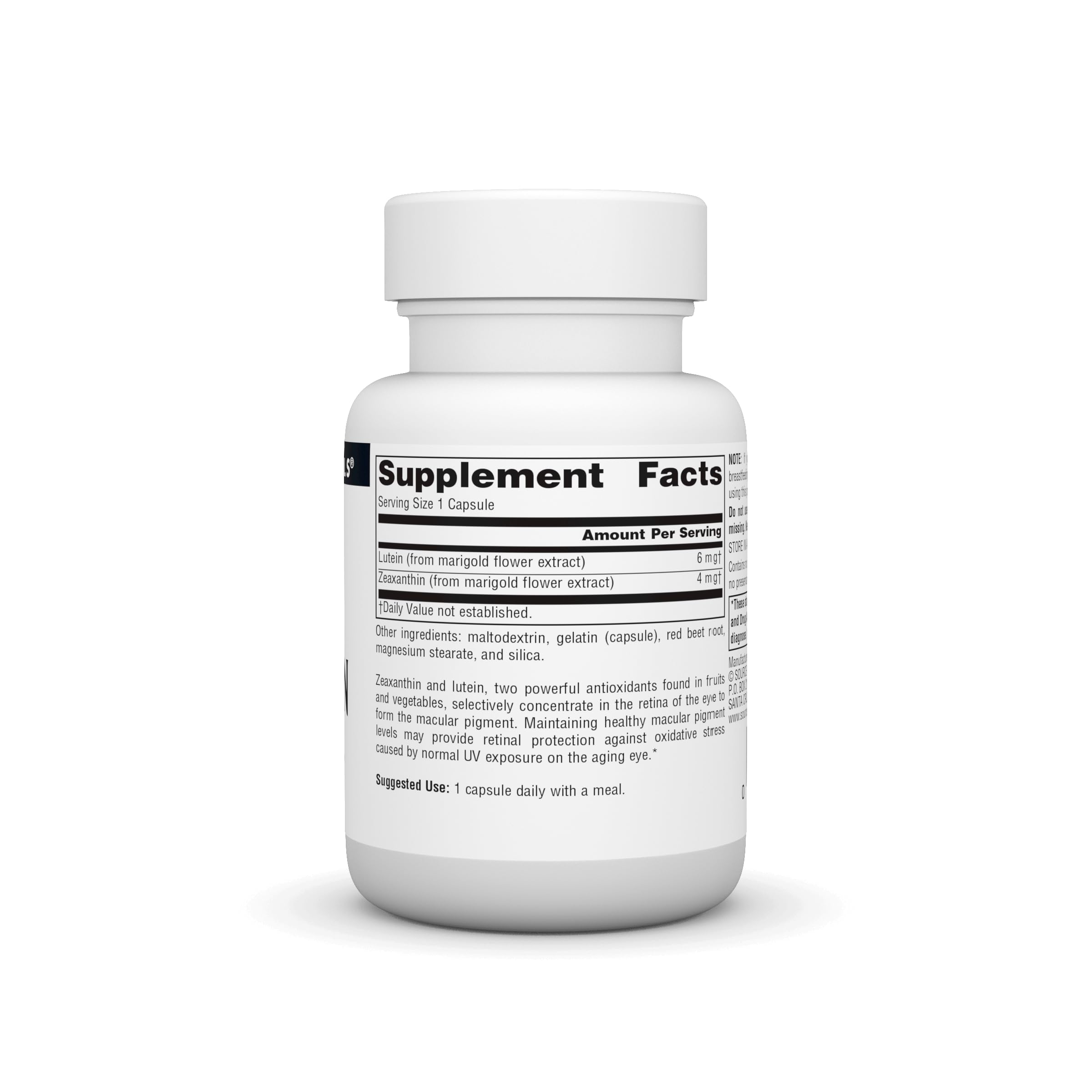 Source Naturals Zeaxanthin with Lutein, 10 mg - 30 Capsules — Amazon image 2