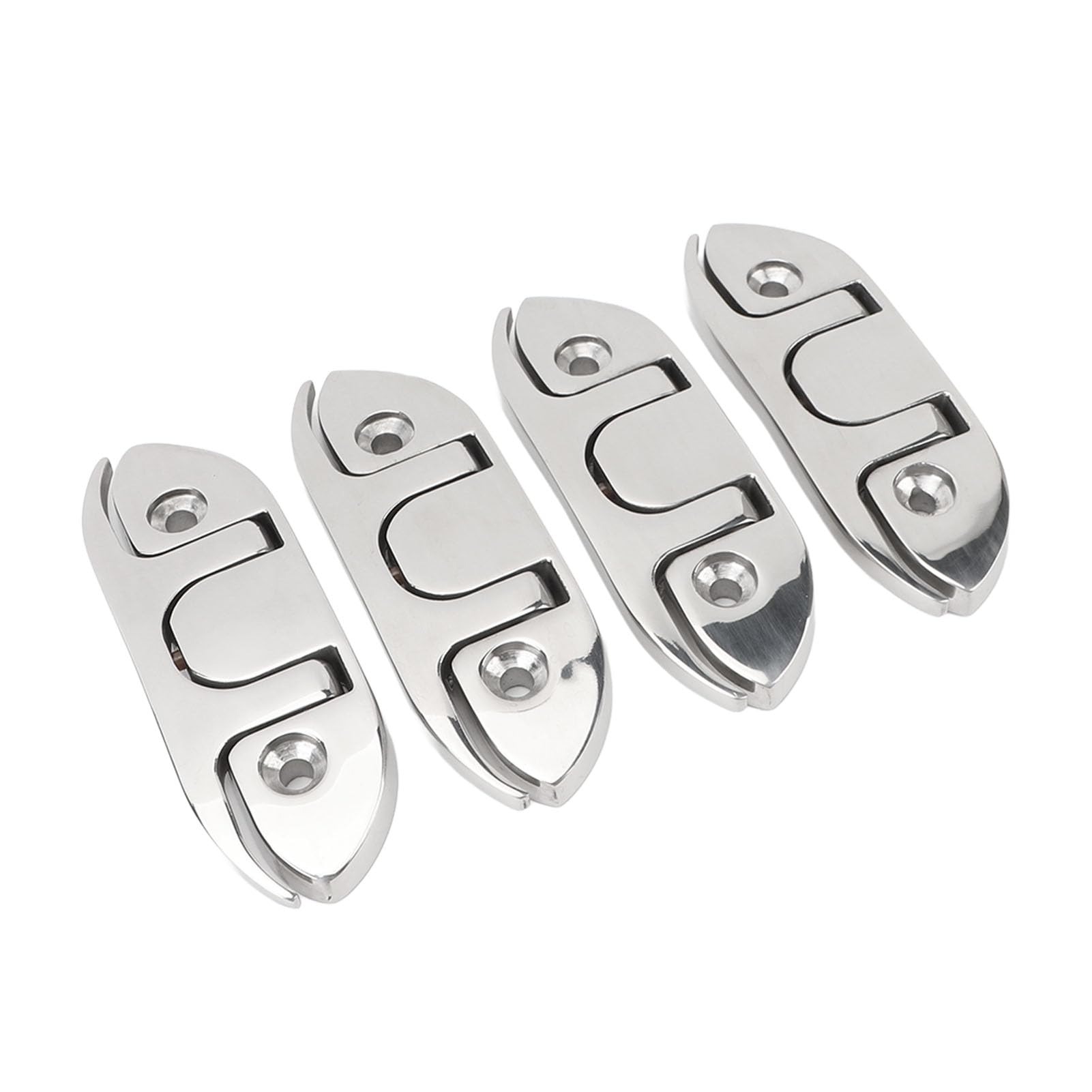 Bitta Pieghevole per Barca da 4,7 Pollici, Bitta di Ormeggio per Dock Flip Up in Acciaio Inossidabile 316, Accessori per Bitte per Corde Marine con Resistenza per Yacht e Navi