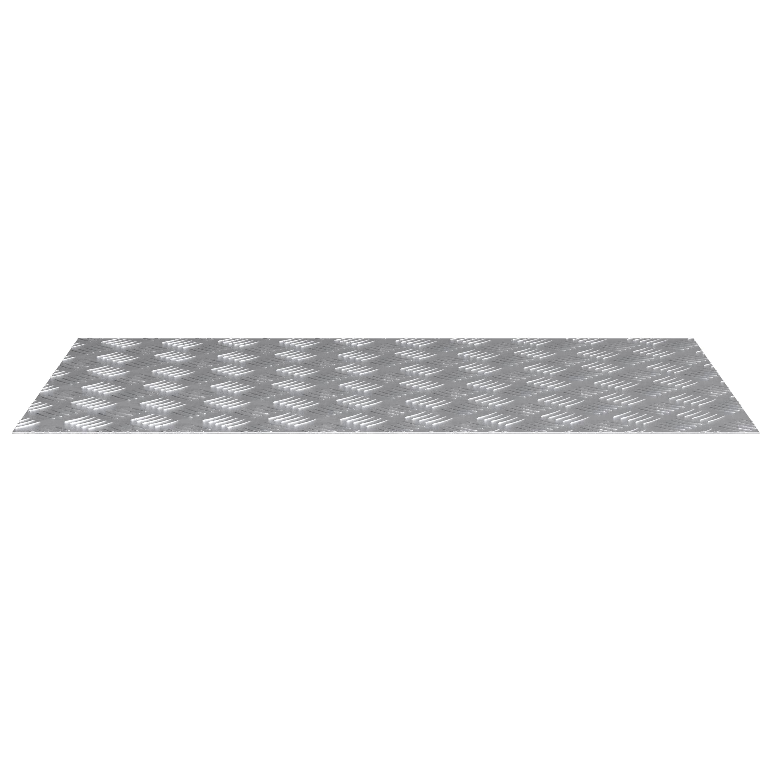 Chapa estriada de aluminio antideslizante, 4 unidades, 90 x 50 cm, superficie mate con diseño geométrico para escaleras seguras, material robusto para interiores y exteriores