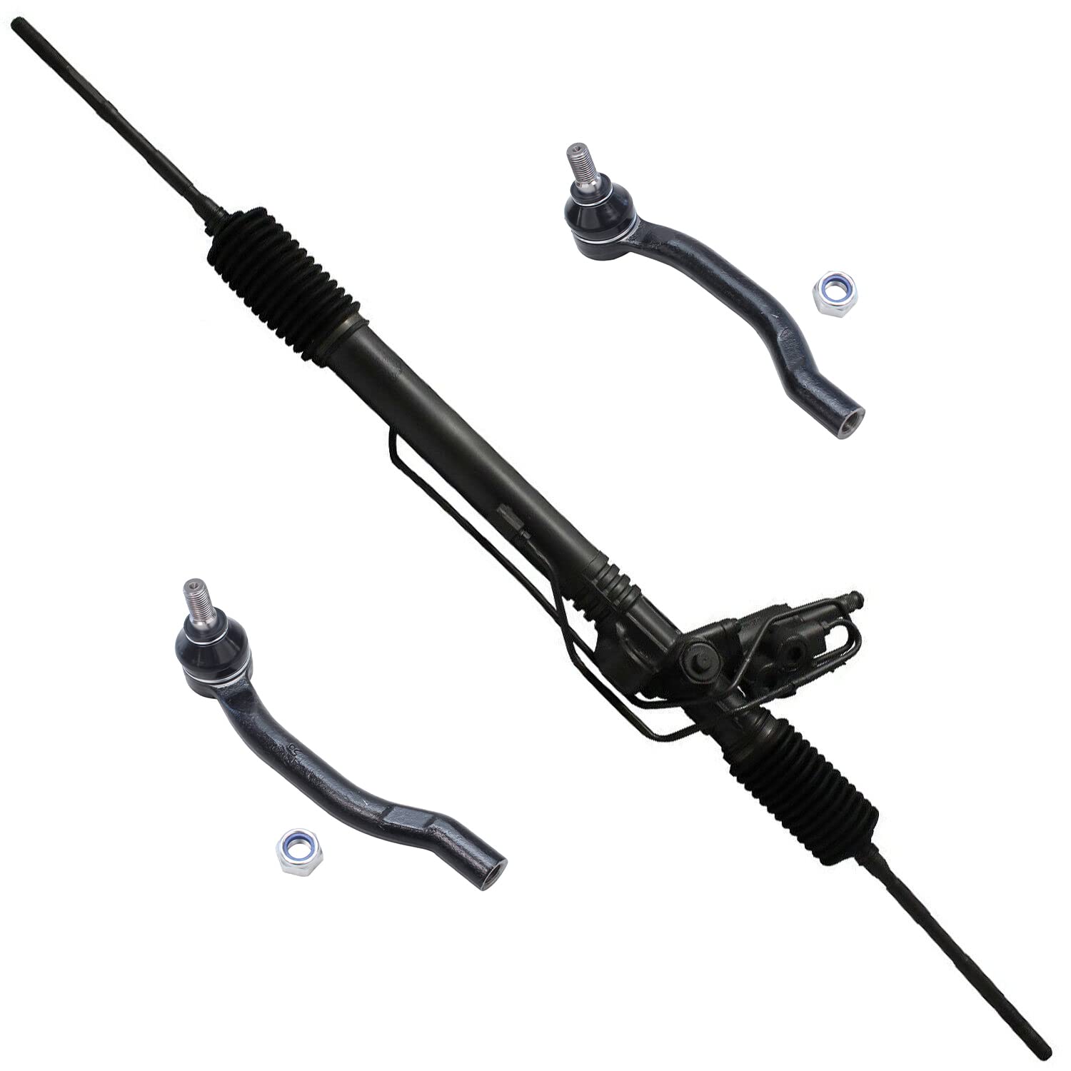 Midori　 WD80EFAX⑥ Amazon.com: Detroit Axle - Front 3pc Rack and Pinion Kit for 03-06