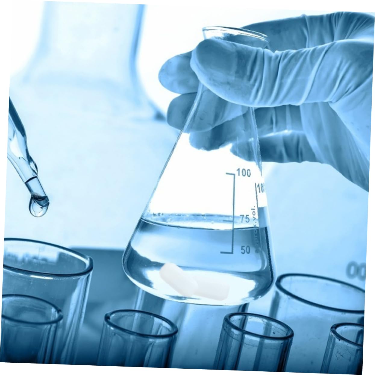 Cabilock Agitadoras Magnéticas en Entornos de Laboratorio Ideales para Mezcladores Alta Durabilidad y Seguridad Mejorada 10 Barras de Ptfe para Laboratorio
