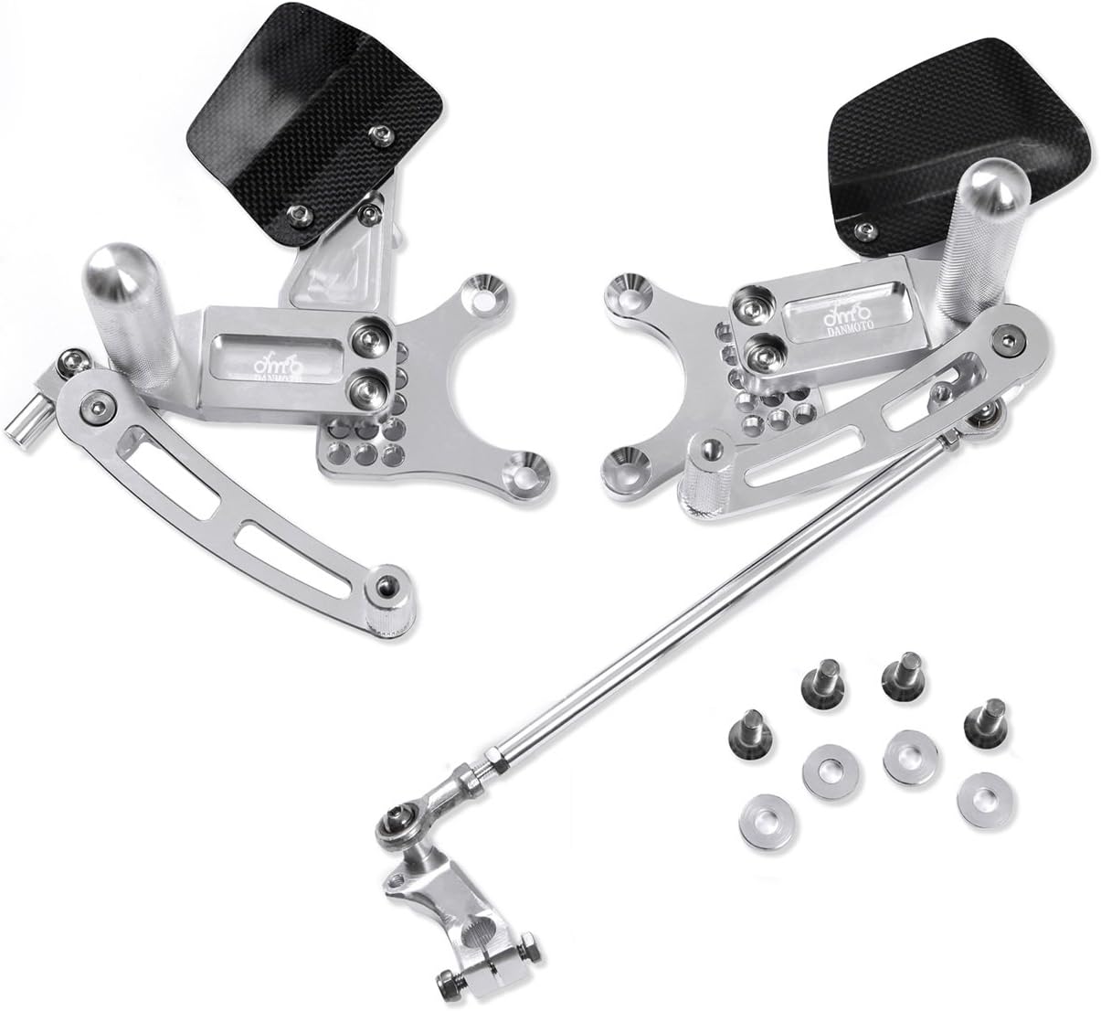 Danmoto FR00032 Silver Billet Rearsets for Honda CBR 600