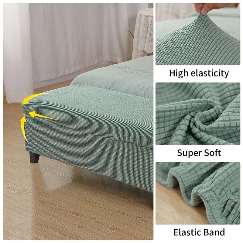 Housse de protection pour banc de rangement et pouf imperméable - 5