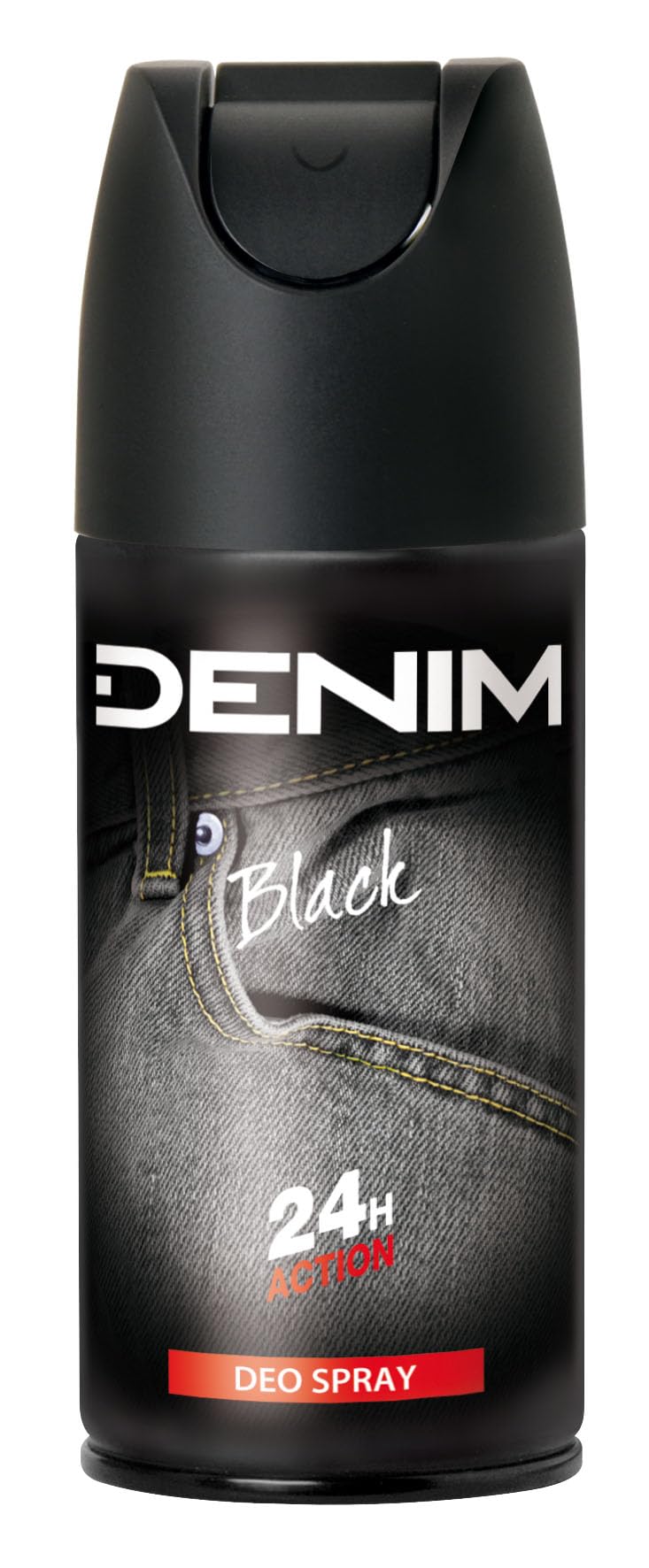 Denim - Regalo Uomo, After Shave Dopobarba 100 ml, Docciaschiuma 250 ml e Deodorante Spray 150 ml, Fragranza Black, Azione Lenitiva ed Emolliente