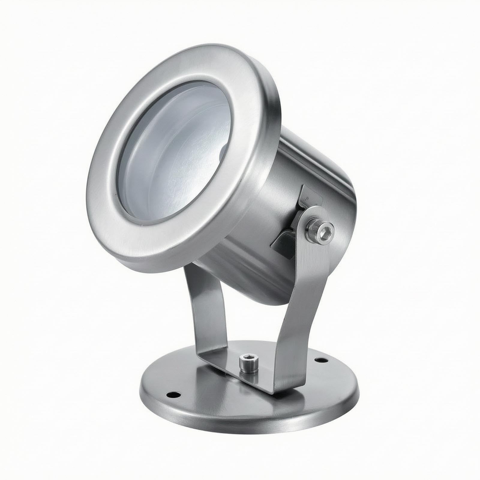 Lamp Housing Housing Stainless Steel Light Fixture with Bracket Adjustable Lamp Housing Bracket for Landscapers, Outdoor Lighting, Gardens-picture-17