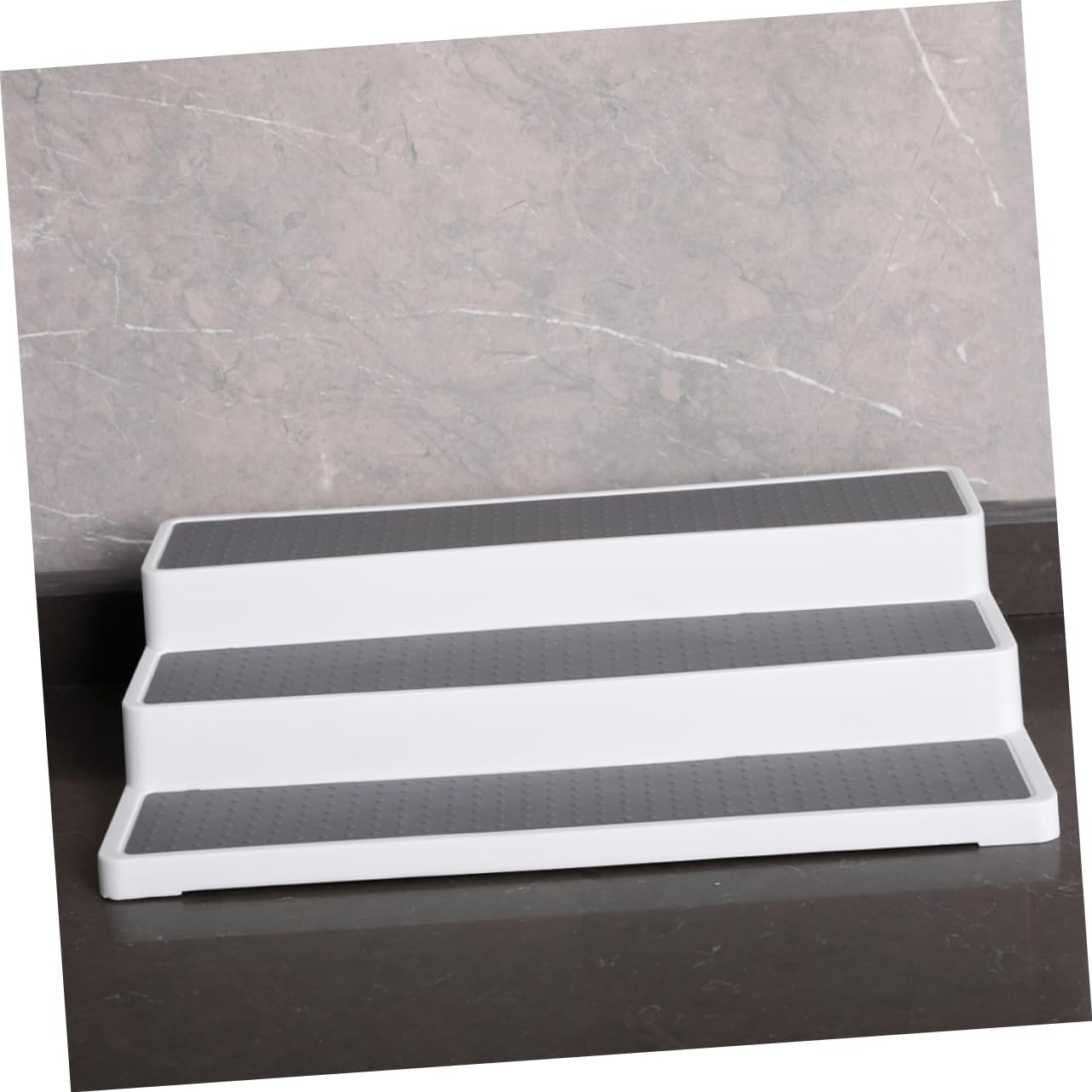 Étagère à Épices à 3 Niveaux en Pp, Lot de 2 pour Rangement la Cuisine | Organisateur de Placard, Adapté aux Grains et Savons, Usage la Cuisine ou Garde-manger