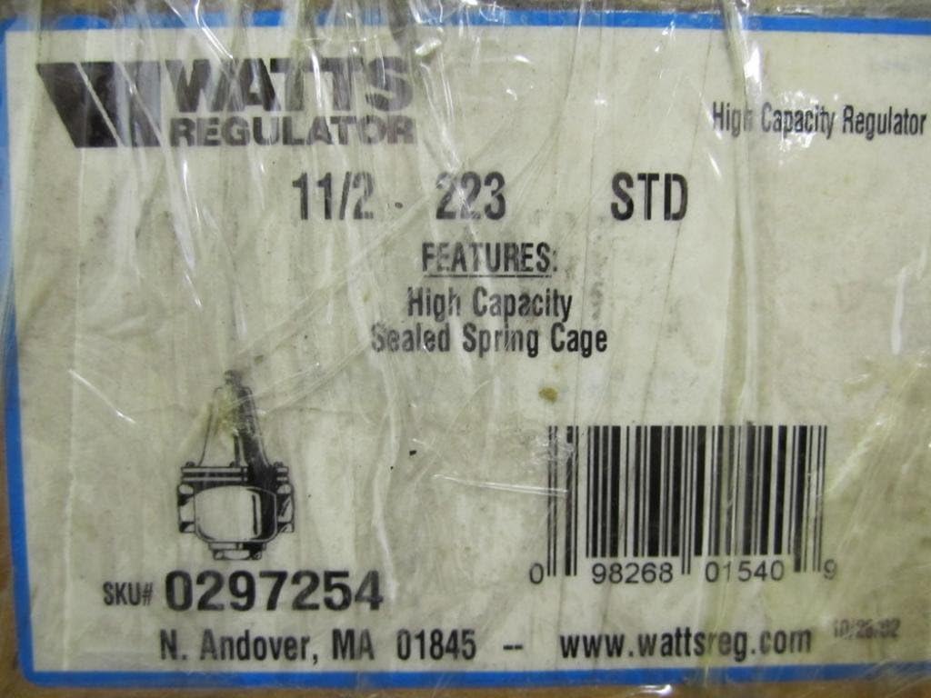0297254 High Capacity Regulator