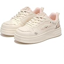 Women's Platform Sneakers Cute Puppy Graphic Preppy Walking Shoes Trendy Fashion Trainers Comfortable Low Top Creepers Stylish Casual Kicks