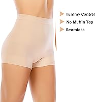 Vista 3 de Womens Light Tummy Control Shapewear Boyshorts
