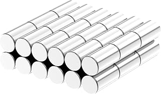 N52-1/4 D x 1/2" H - 36 Pack, Powerful Rare Earth Magnets, Super Strong Circular Magnet Rod Neodymium Cylindrical Magnets for Fridge, Office, Building, Scientific, Crafts and DIY