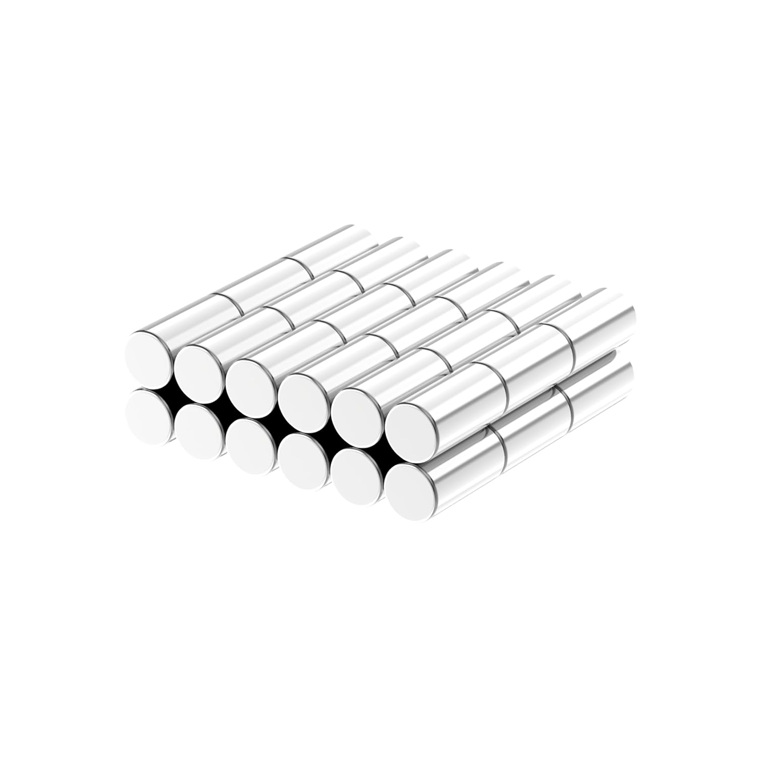N52-1/4 D x 1/2" H - 36 Pack, Powerful Rare Earth Magnets, Super Strong Circular Magnet Rod Neodymium Cylindrical Magnets for Fridge, Office, Building, Scientific, Crafts and DIY