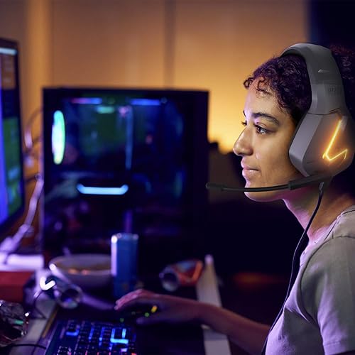 Miniatura 6 de Orzly Hornet RXH-20 Vesuvius Edition - Auriculares de diadema para juegos (naranja) para PC y consolas de videojuegos PS5, PS4, Xbox Series X S,