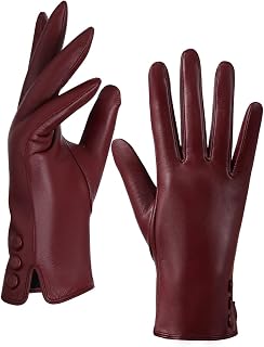 Winter Women Gloves Genuine Leather Touchscreen Texting Motorcycle Driving Skiing Gloves
