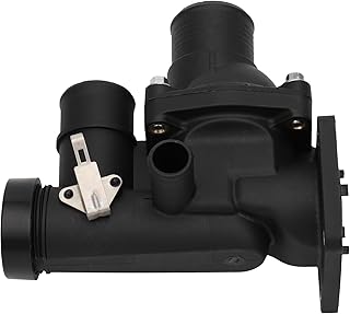 IRONTEK 902-215 Engine Coolant Thermostat Housing Assembly for 2000 2001 2002 for Jaguar S-Type, 2000 2001 2002 for Lincoln LS, 2002 for Ford Thunderbird, Replaces XW4Z8592AA XW4Z8592BD