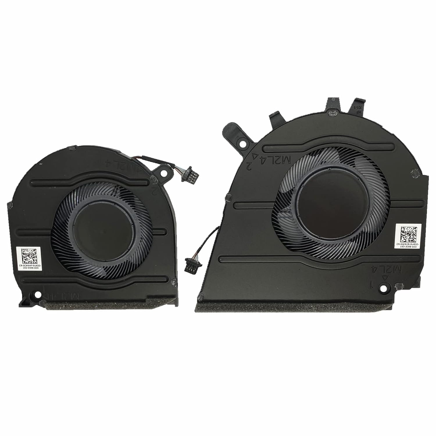 Remplacement Nouveau CPU+GPU Ventilateur de Refroidissement pour DELL Inspiron 15 Plus (7510) Series 0GJN2R 0CNNWF EG50050S1-C130-S9A EG50050S1-C120-S9A DC5V Fan