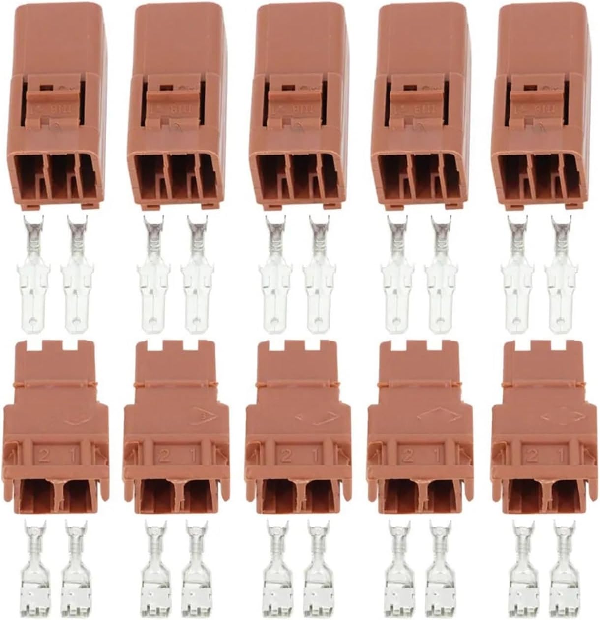 2 Pin Jacket Jacket Harness Sutomotive Connector Car With Terminal DJ7021-4.8-11/21 2P(10 Sets)