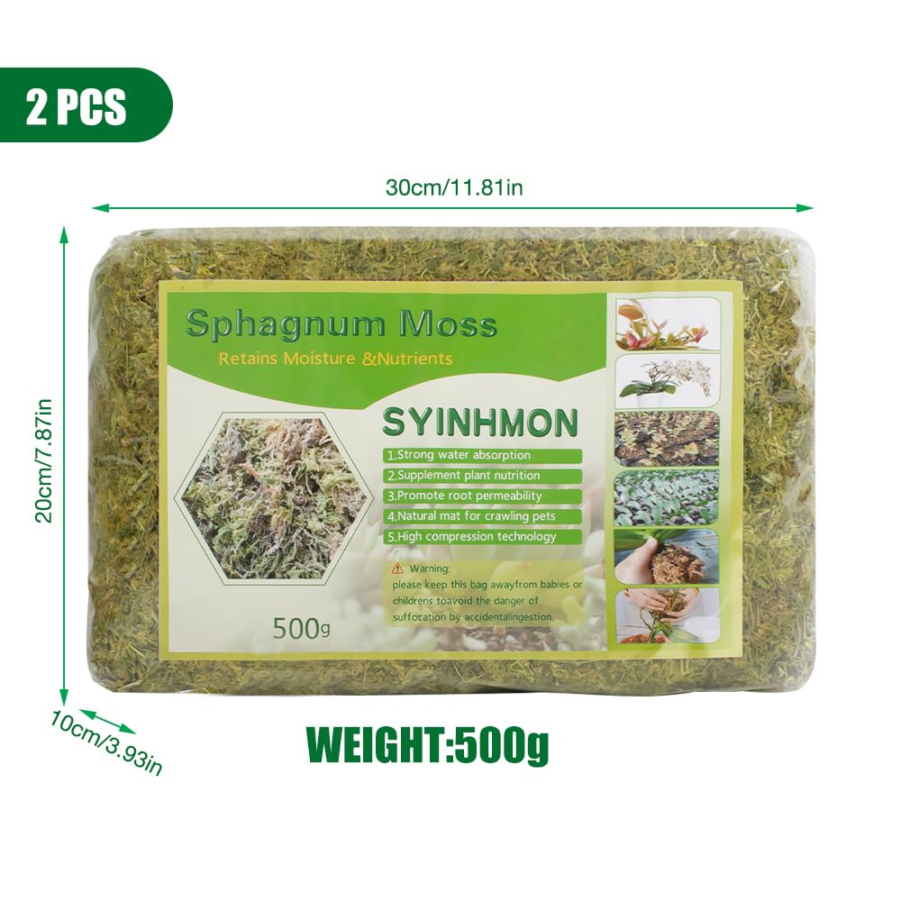 500 G Musgo Sphagnum, XPJBKC Musgo Para Orquideas, Musgo | FindTheDeal