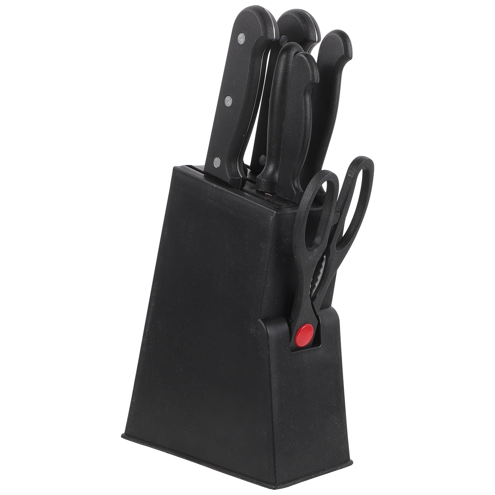 Juego de Cuchillos de Cocina Negro 8 Piezas de Acero Inoxidable