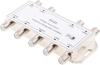 Dovewill Waterproof Satellite 8x1 DISEqC Switch LNB LNBF Free to Air Dish Network Multi-Switch for Satellite Receiver