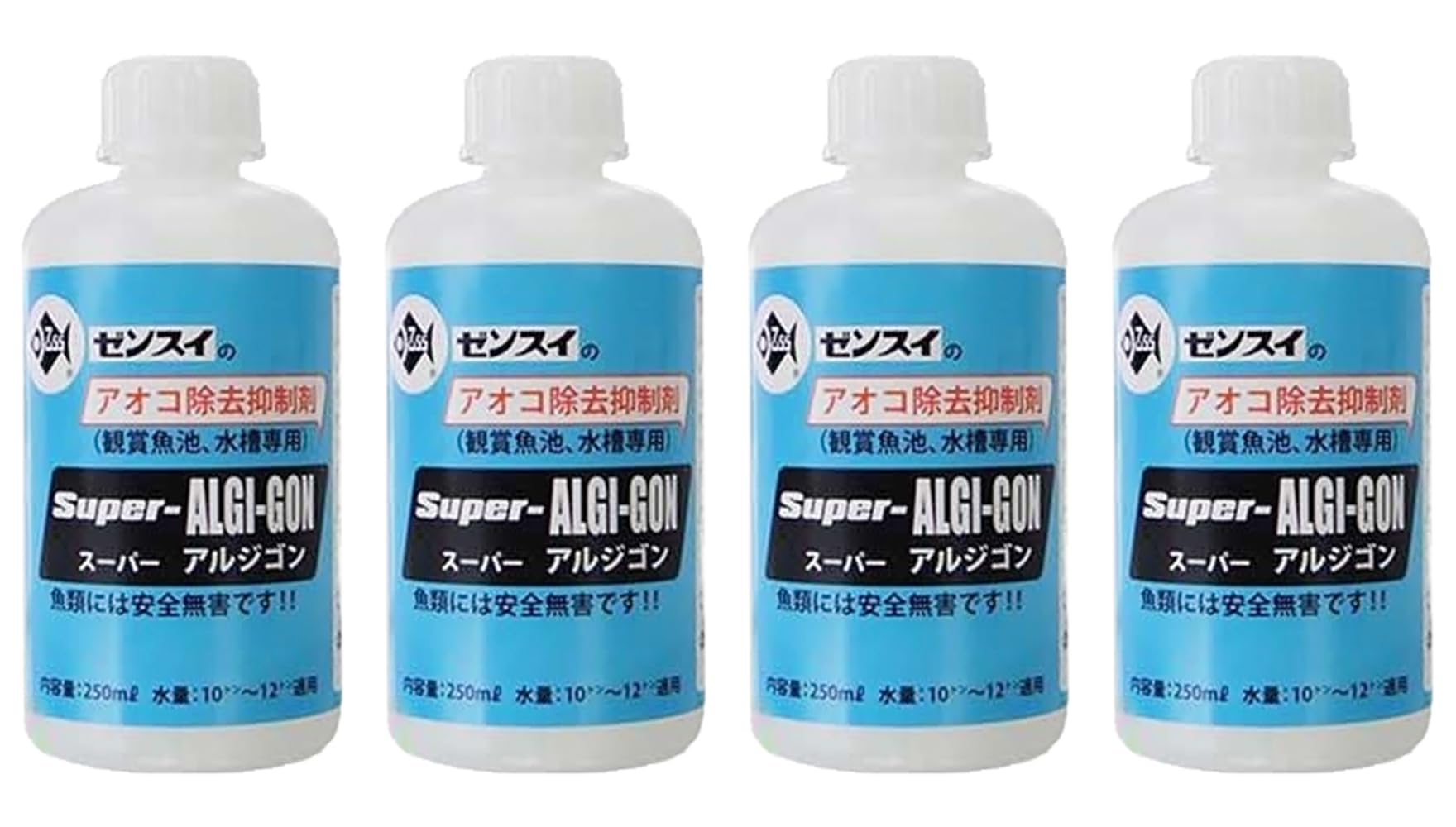 Amazon.co.jp: ゼンスイ スーパーアルジゴン アオコ除去抑制剤 250ml 4 