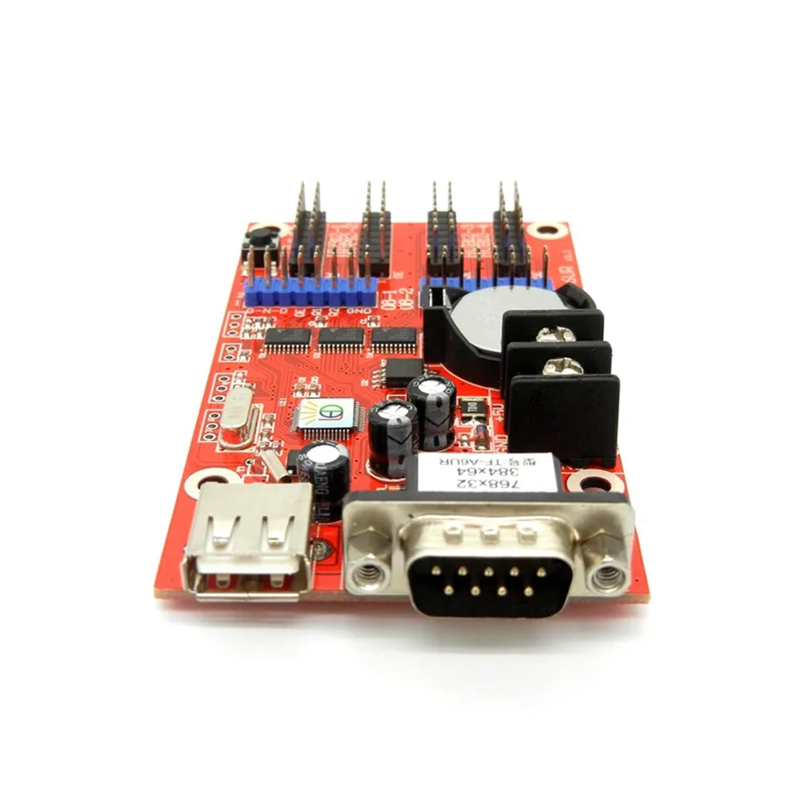 JJKKOZVQF TF-A6UR Serial + U-disk Port LED Control Card Drive Board P10 F3.75 F5.0 Single Dual Color Display Module Controler