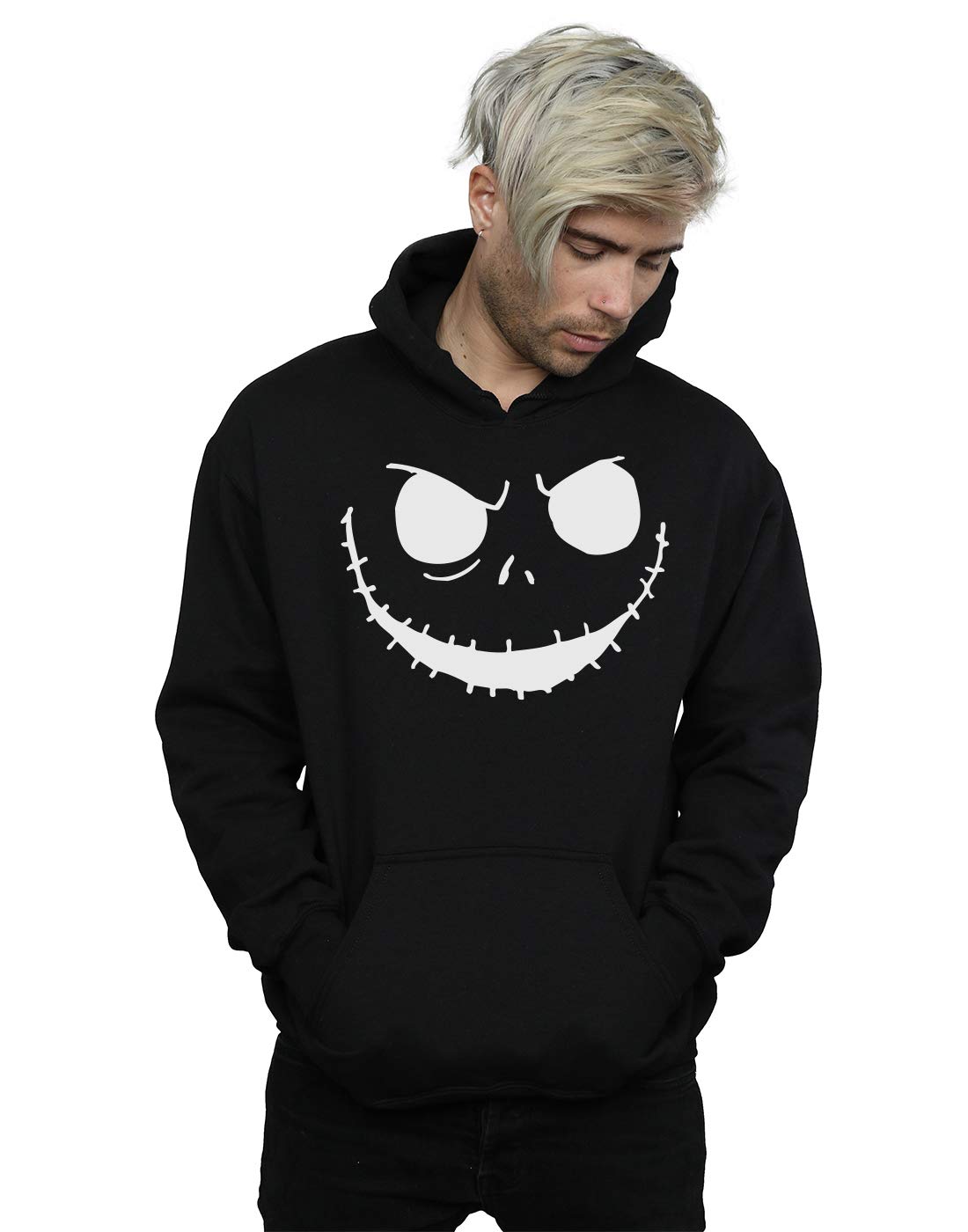 Disney Men's Nightmare Before Christmas Hoodie Black 5XL