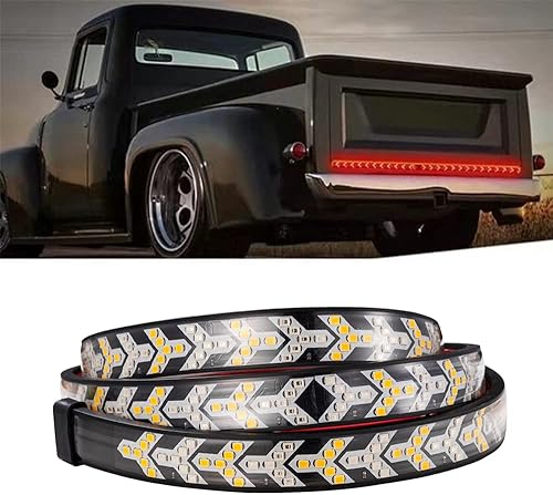 Blueshyhall 60 '' barra de luz de la puerta trasera del camión 12V/24V freno de coche señal de giro flexible LED luz de tira para la recogida