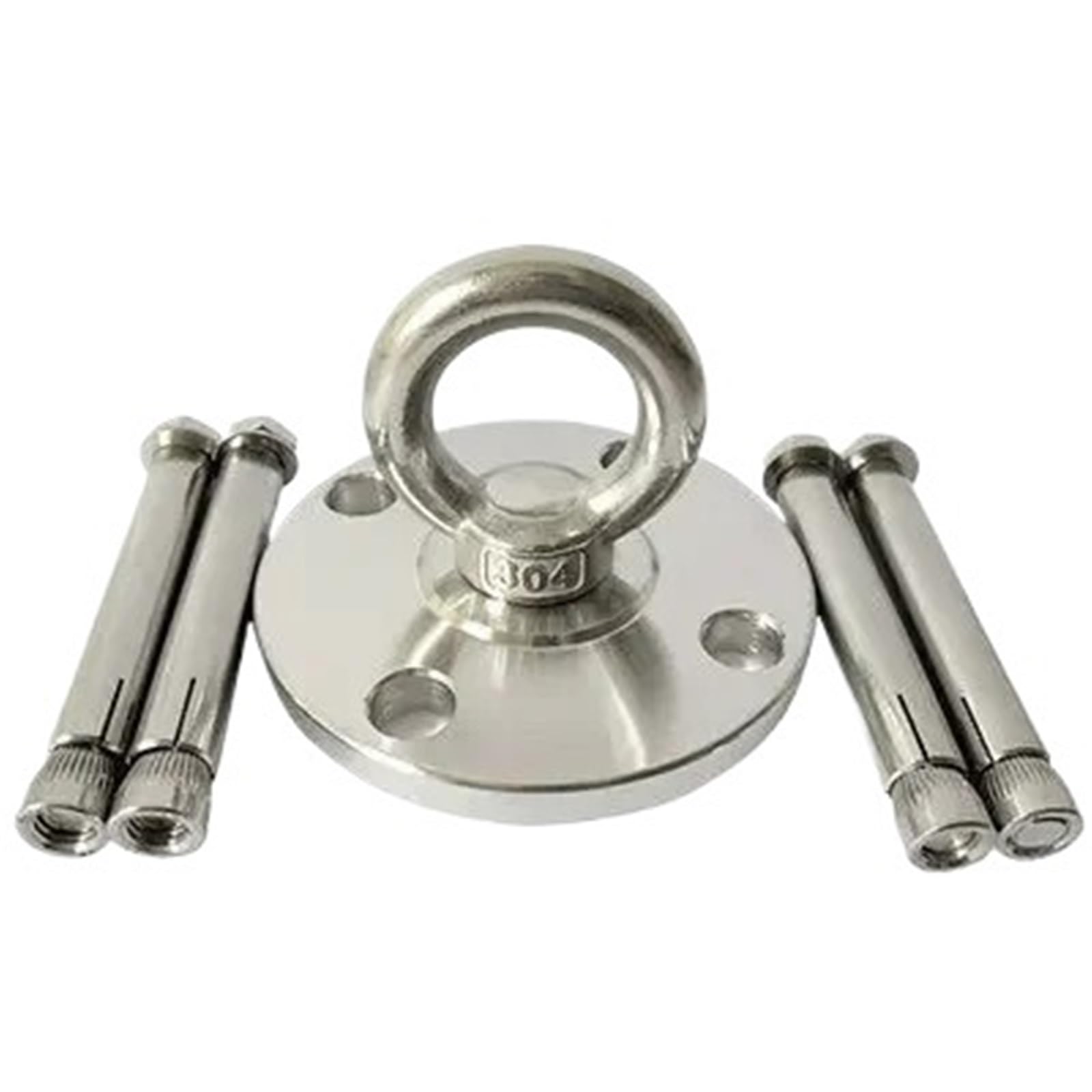 LUYSGBXR Stainless Steel Ceiling Hooks 360 Rotate Stainless Steel Ceiling Mount Anchor Wall Buckle Hammock Chair Sandbag Swing Hook