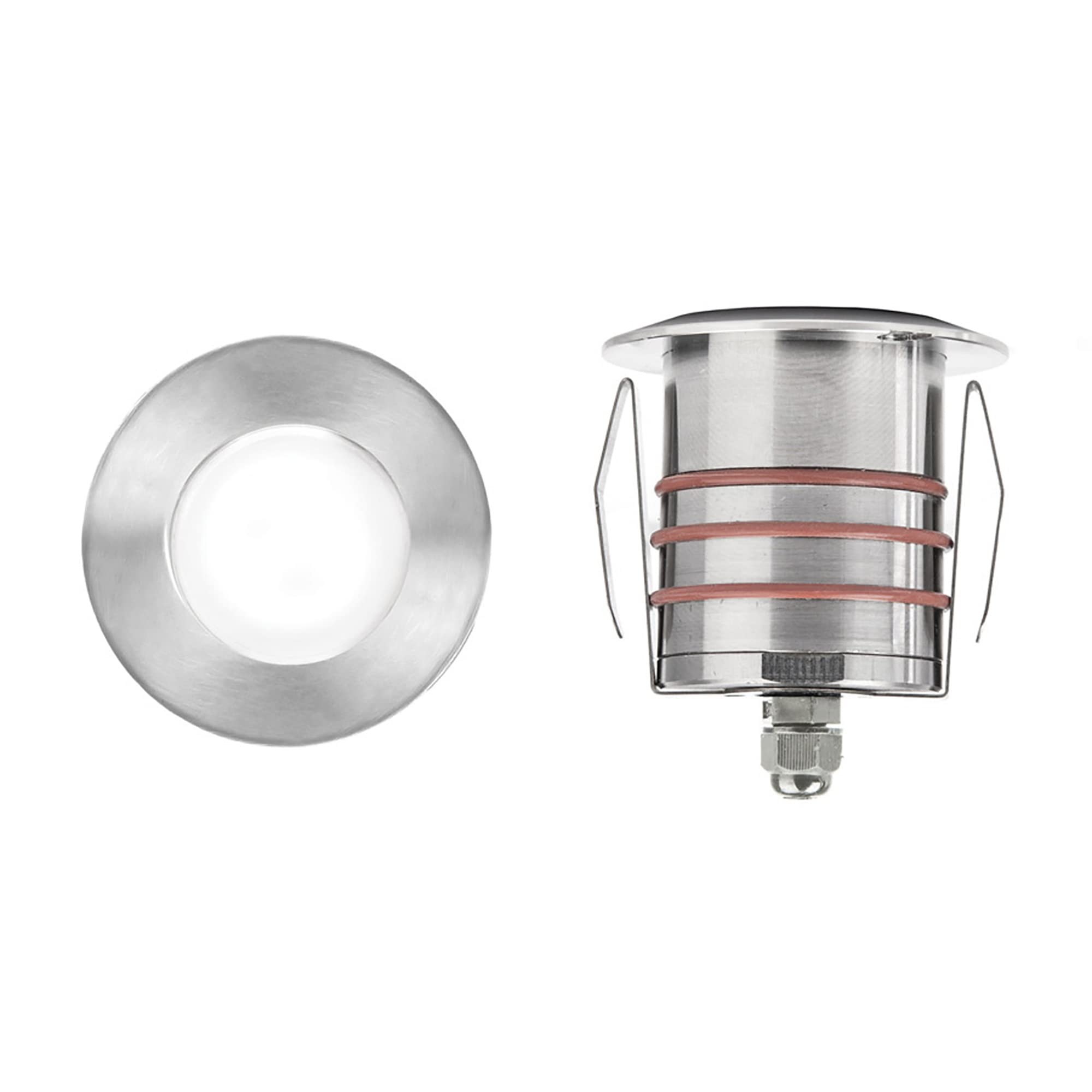 WAC Landscape Lighting, LED 2in 12V Round Beveled Top Inground