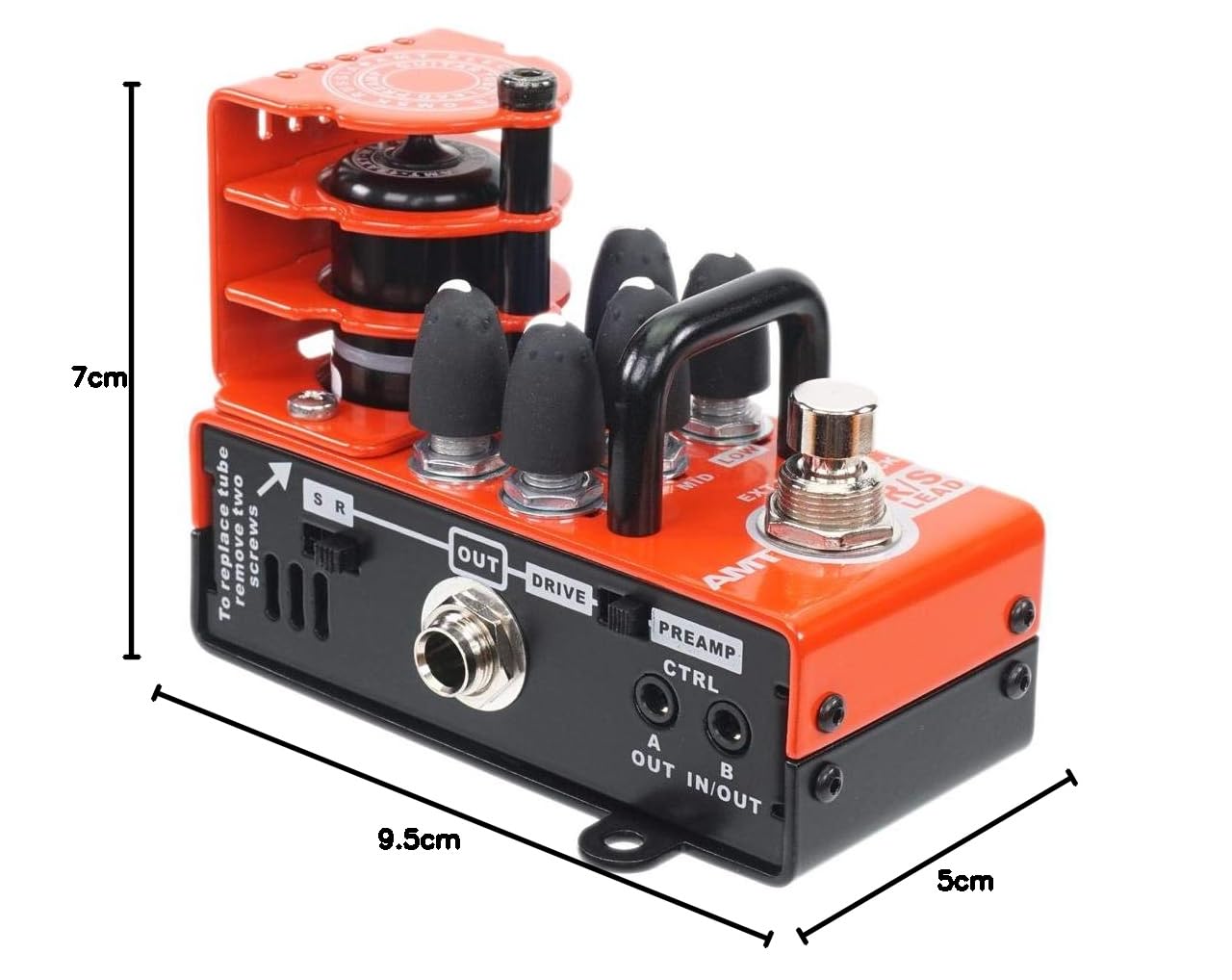 AMT Bricks R / S-Lead - 1-Kanal-Röhrengitarrenvorverstärker (Mesa / Soldano Emulate)