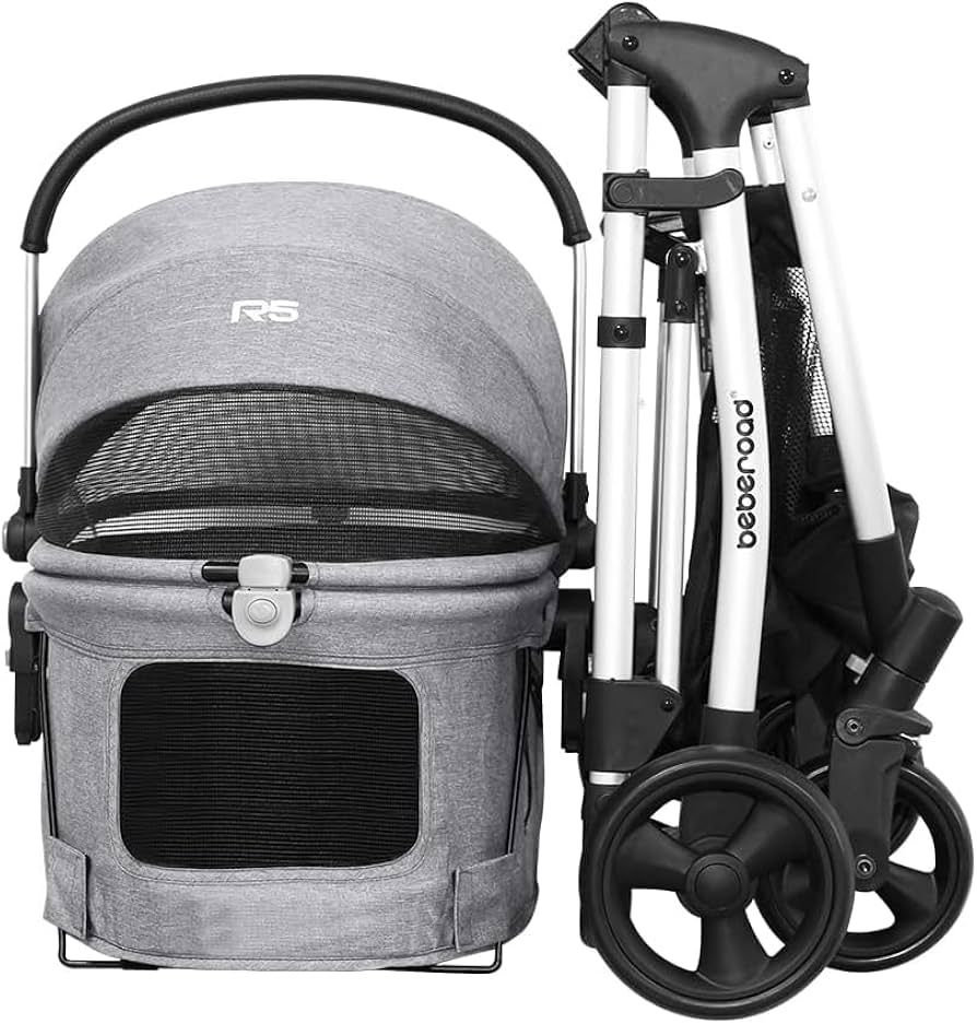 Amazon.co.jp: BEBEROAD PETS R5 ペットカート 犬用ベビーカー 分離型