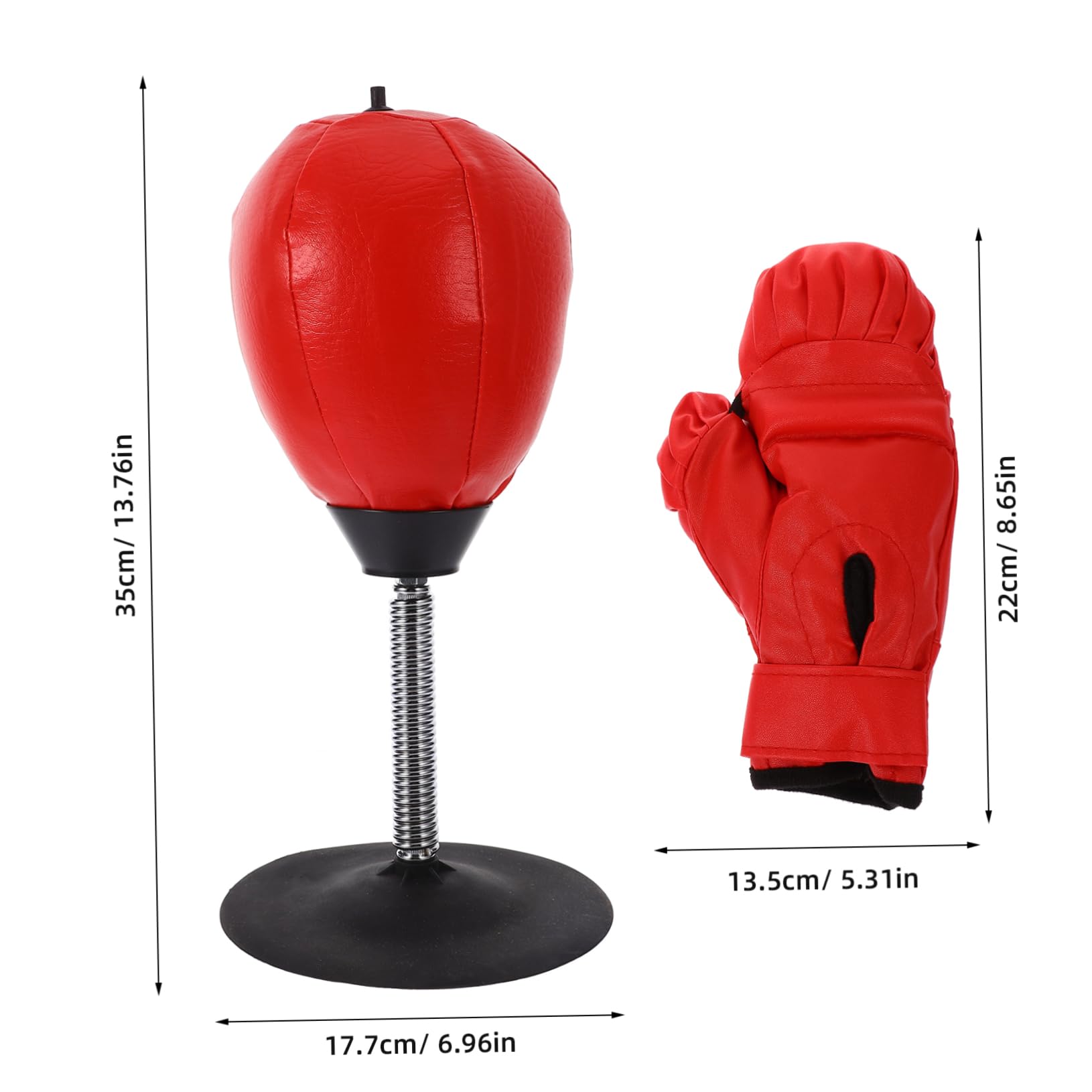 CIYODO Inflatable Boxing Ball Reflex Ball for Boys and Girls Adults Compact Training Tool Enhance Hand-Eye Coordination