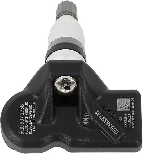 ROADFAR Sensor TPMS 433MHz Sensor de presión de neumáticos para Audi y Porsche y para Volkswagen Series reemplaza 5Q0907275B