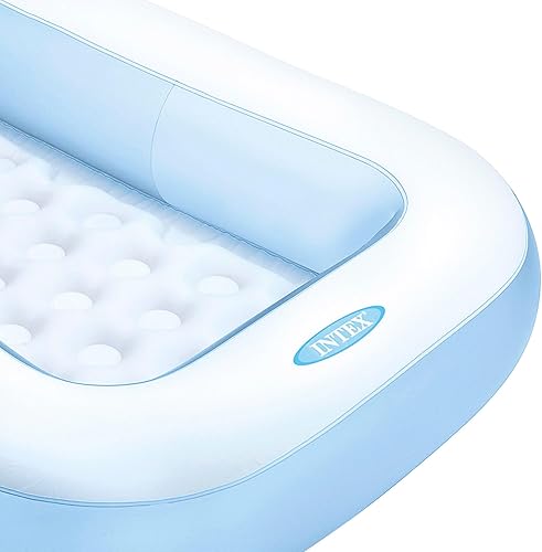 Miniatura 3 de Piscina rectangular para bebés con suelo inflable suave