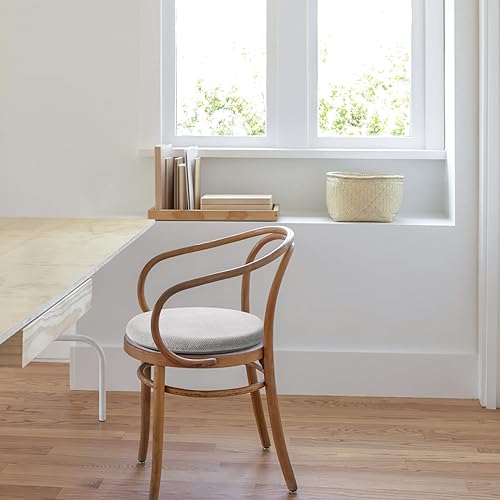 Miniatura 5 de Cojines de taburete de bar de 15 pulgadas, cojín redondo de espuma viscoelástica, cojines de taburete circulares antideslizantes, cojín de silla