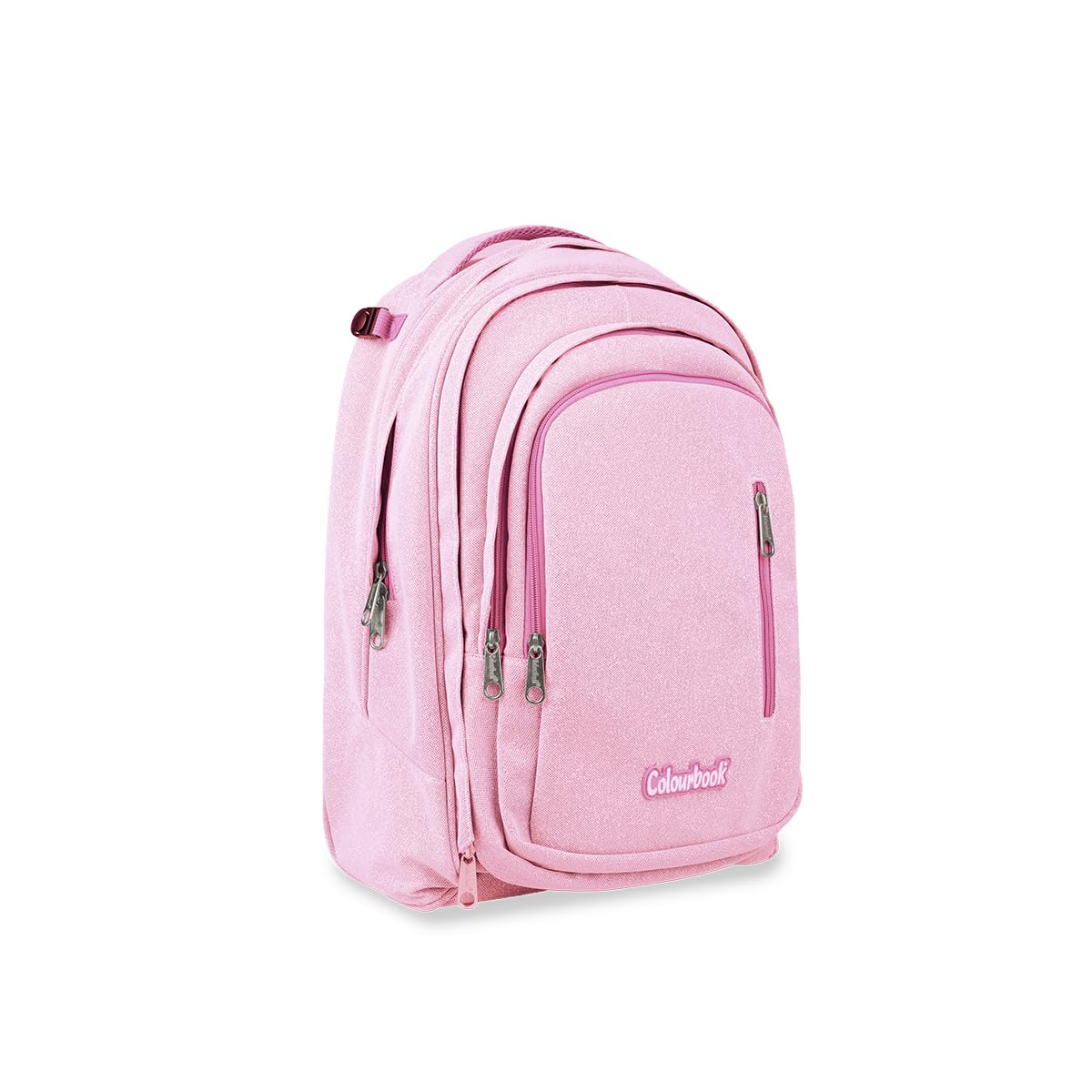 Colourbook Zaino Trolley Glitter 4 in 1 con Zainetto Staccabile 35L | 32x47x24 cm, Tessuto Impermeabile, Vano Laptop Imbottito, Porta Borracce, Elementari e Medie