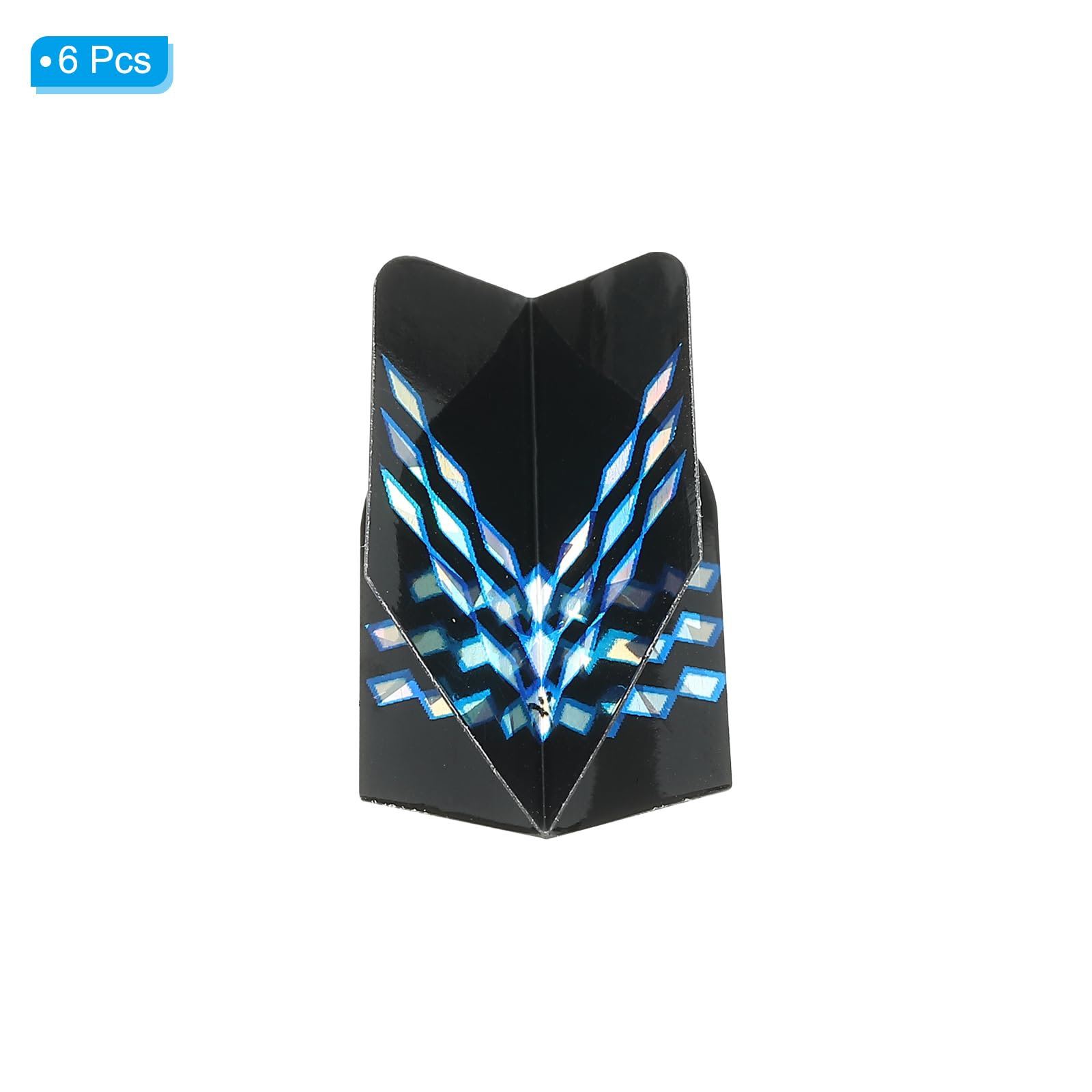 équipement Sportif Précision Ailettes Flèche PATIKIL Slim 5 Paquets - Accessoires Fléchettes Acier Et Douce Pointe Noir Jaune Ailettes PET Jeu Fléchettes