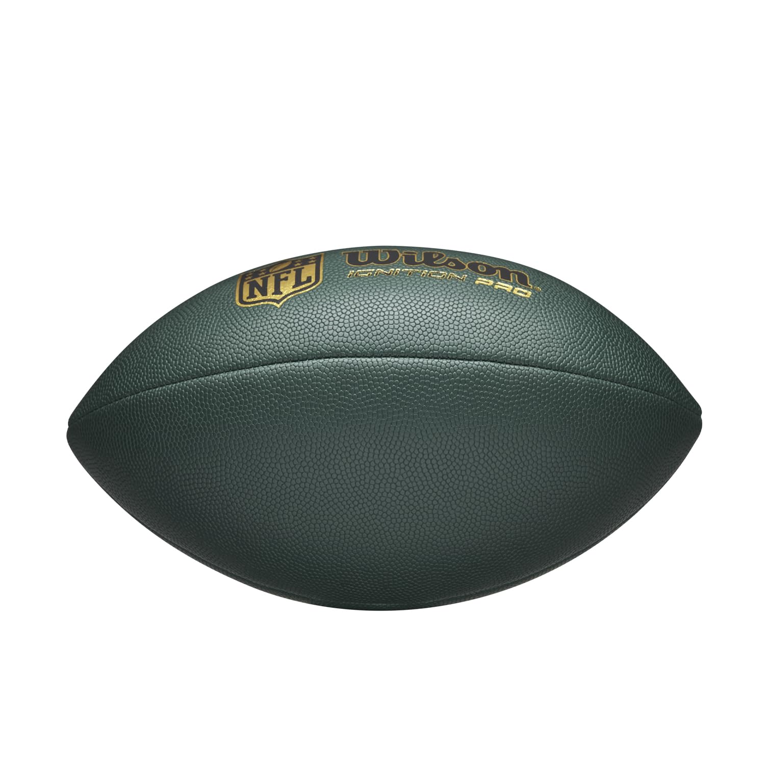 WILSON NFL Ignition Pro Eco Ballon de Football Américain, en Cuir Composite avec Technologie Pressure Lock, Vert, Taille Officielle