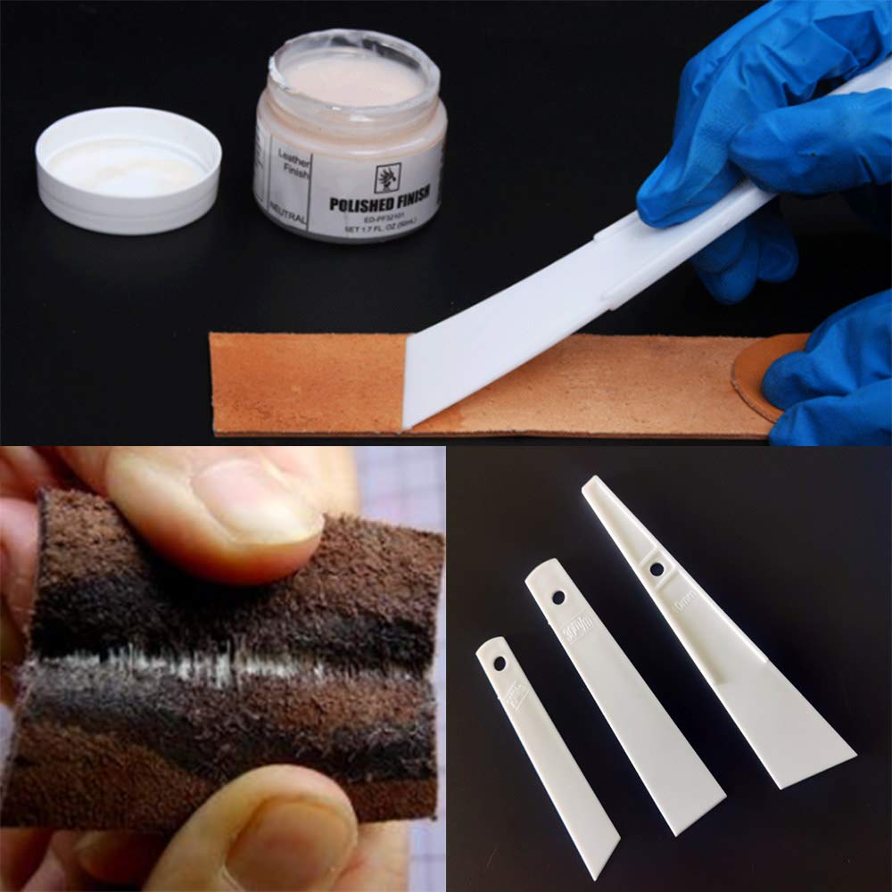 6-Pack Plastic Glue Spreaders - DIY Craft Tools For Leatherworking & Sewing Projects