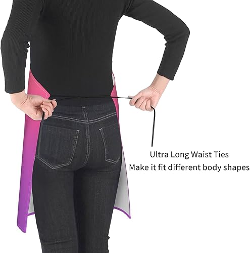 Miniatura 4 de Delantal personalizado con nombre y logotipo, para mujer, divertido