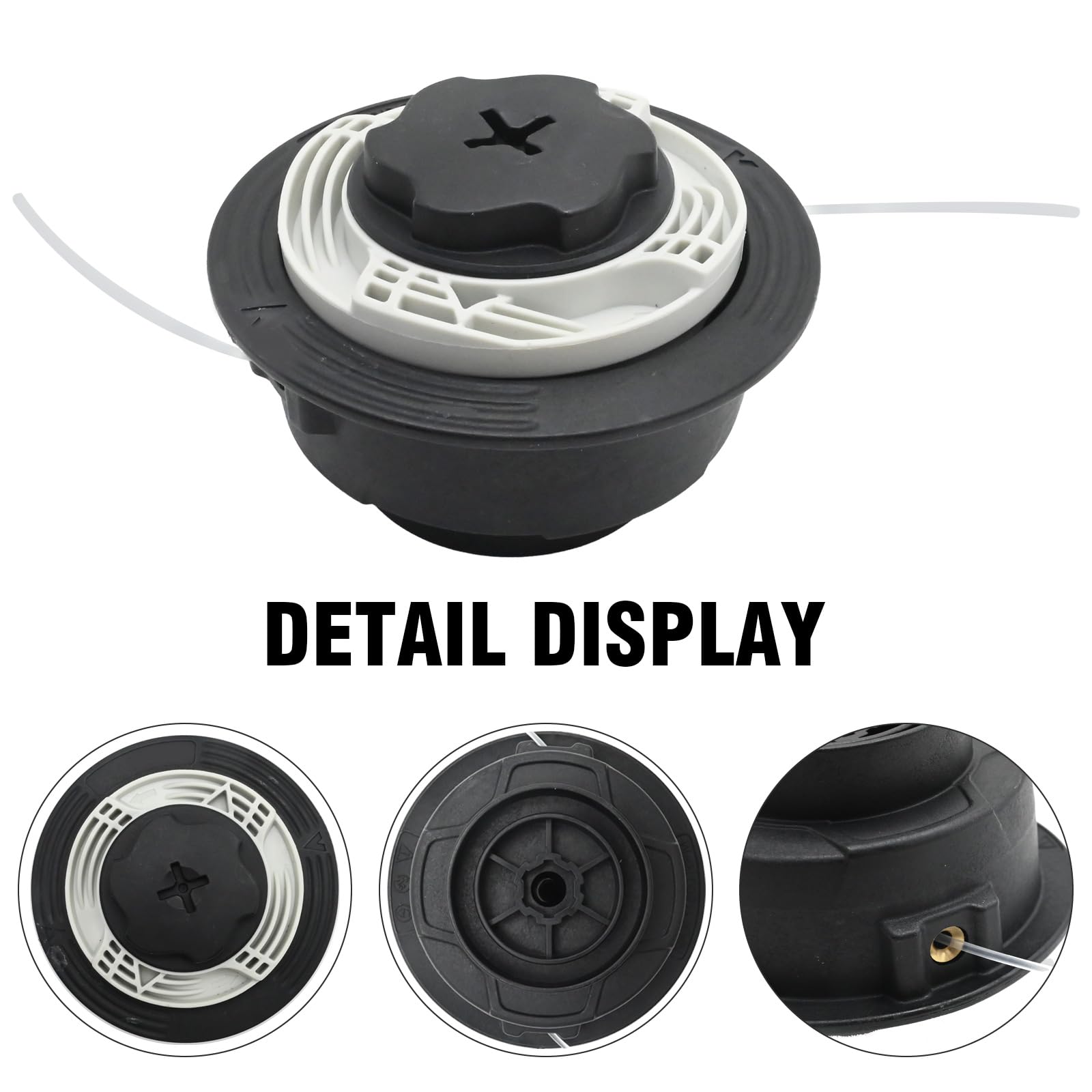 Hoypeyfiy 4006 710 2140 Trimmer Head, Replacement for Stihl FS38 FS40 FS50 FSE60 FSE71 FSE81, Repalces 4006 710 2126 4006 710 2106 - Image 2