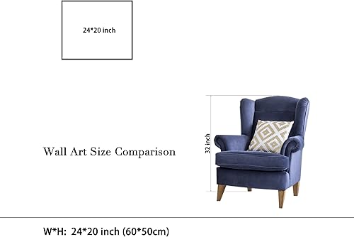 Miniatura 8 de Wieco Art Impresiones en lienzo con orejas verdes de trigo por Vincent Van Gogh, impresionismo, lienzo para pared, pinturas famosas, obras de arte