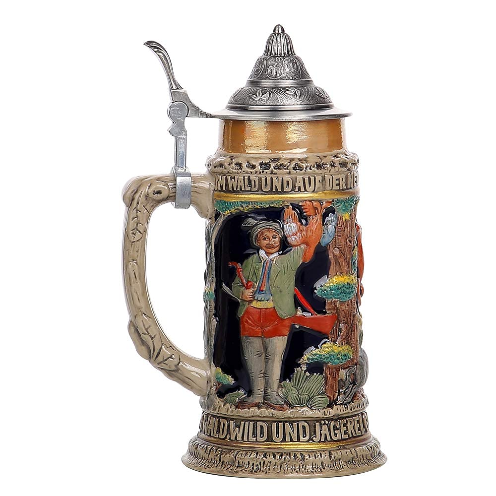 Chope bière allemand aigle coffret souvenir idéal comme cadeau fête des pères