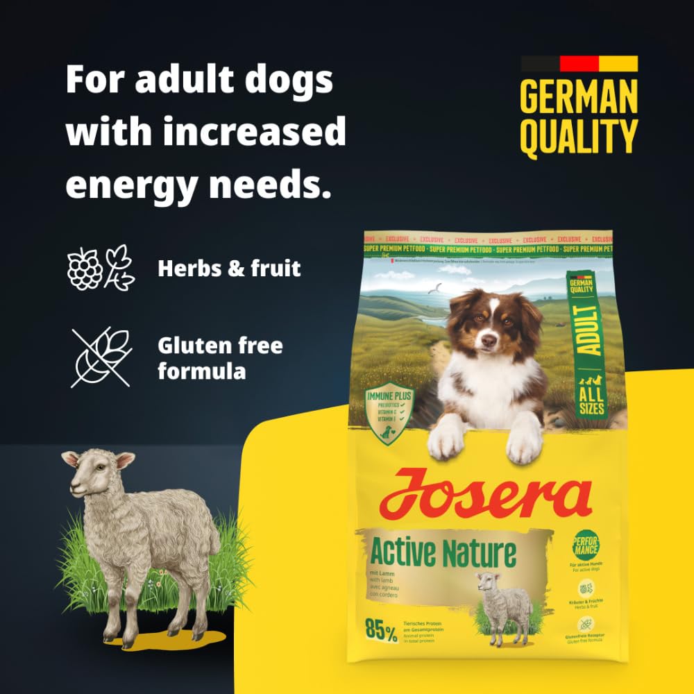 Josera Adult Active Nature 12,5 kg Trockenfutter für Hunde