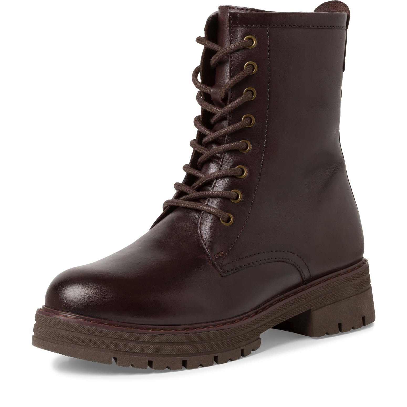 MARCO TOZZI Women's Laced Bootie 2-26286-43 Fashion Boots, Mocha, 38 EU, mocha, 6 UK