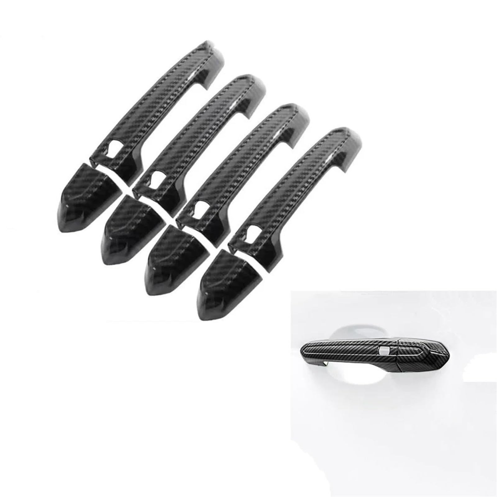 Noheeu One Color Car Exterior Door Handle Cover Accessories Sticker Decorative Lock For Cadillac Xt5 Xt4 Xts Ct6 Ct4