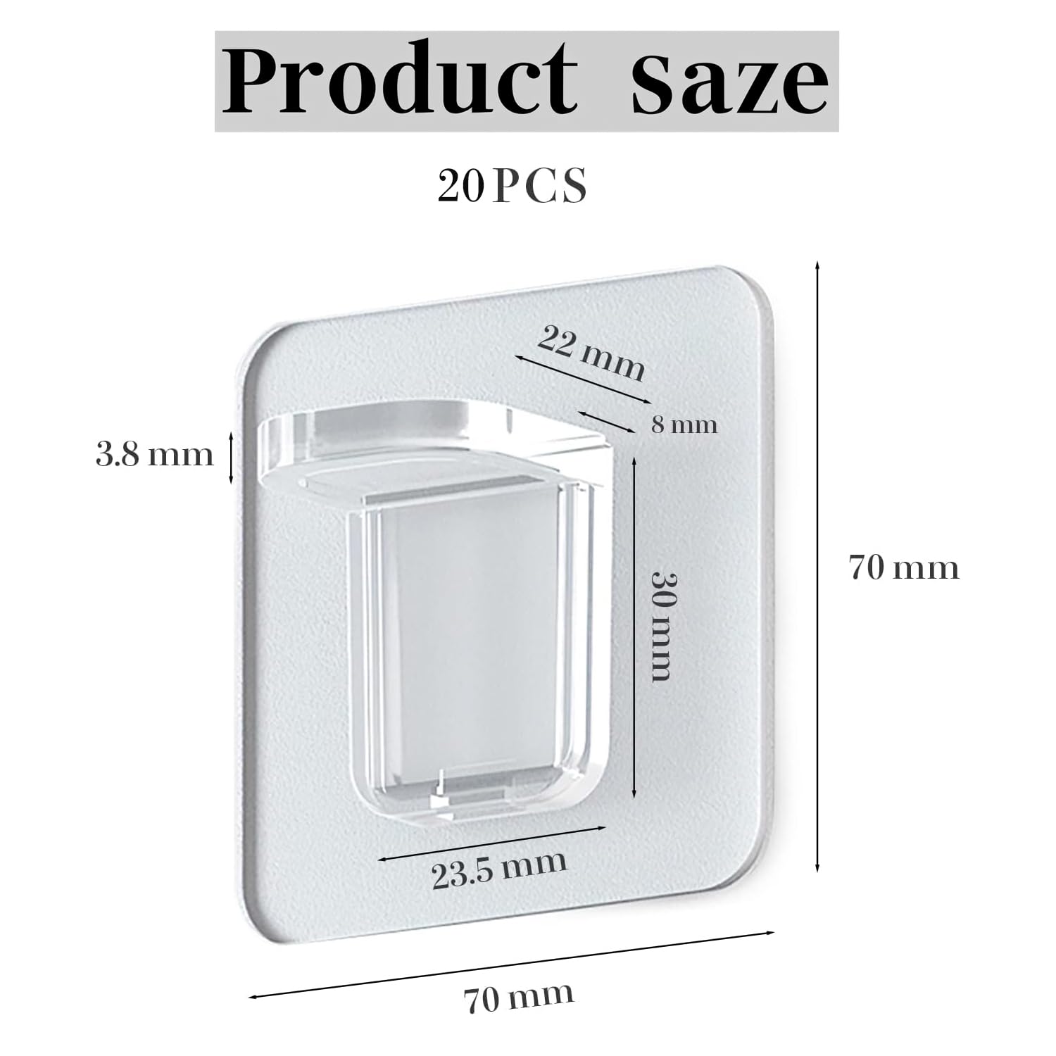 Supporti Mensole Autoadesivi Trasparenti - 12 Pezzi, Portata 30kg, Per Armadi E Scaffali - Foto 12