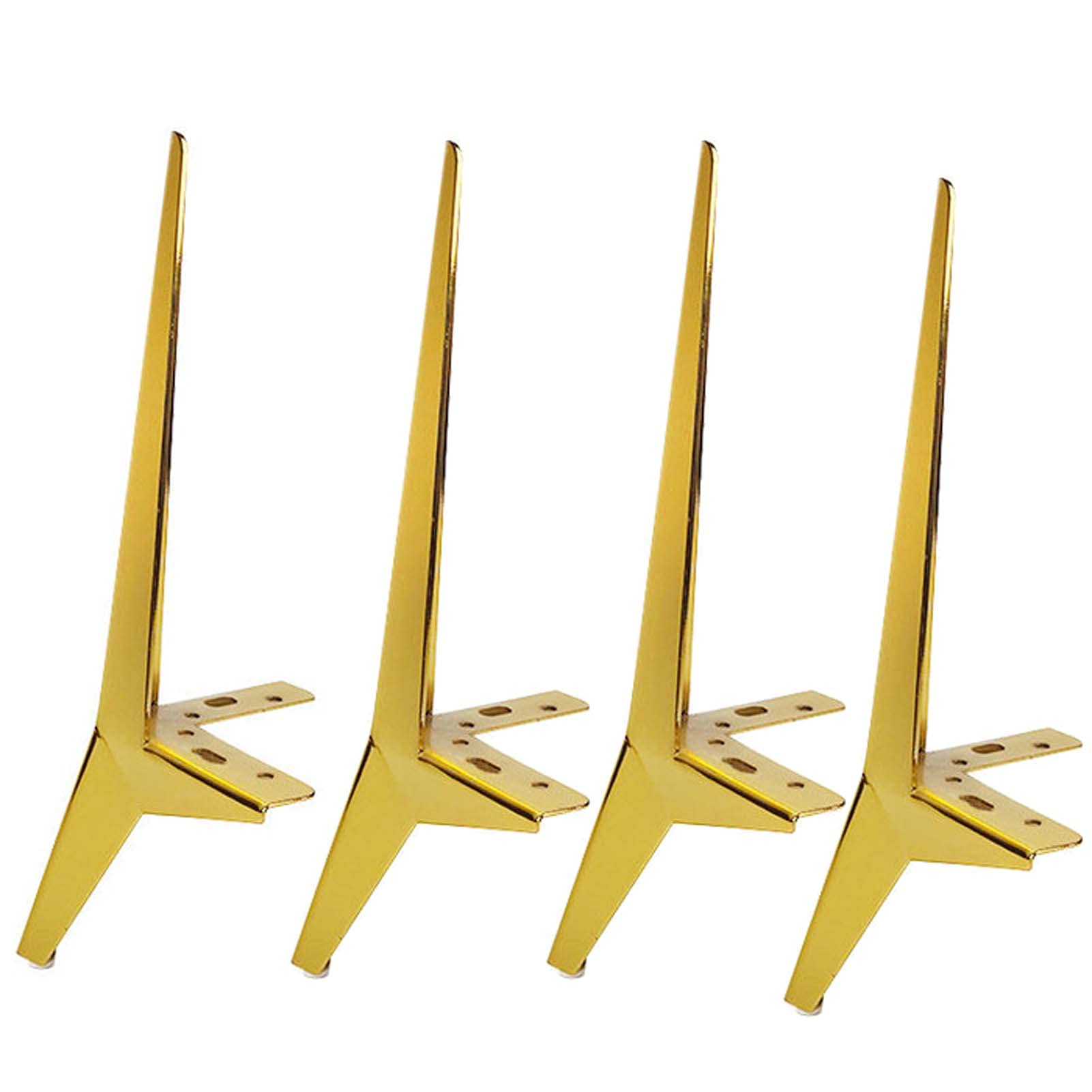 Piedi per Mobili in Metallo, Gambe per Mobili Cucina, Piedini per Mobili Acciaio, Gambe da Tavolo Industrial, Altezza 15 Cm, per Armadio, Divano, Sedia, Tavolino